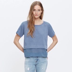 Madewell Gauze Panel Top
